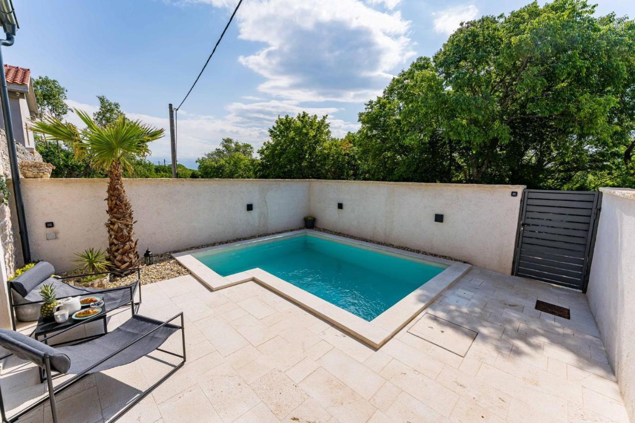 Stone House With Pool Poeta Vila Pridraga Exterior foto