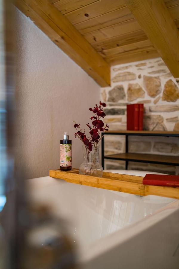 Stone House With Pool Poeta Vila Pridraga Exterior foto